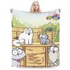 Плед с котиком Саймоном Супермягкий Теплый Пледы для кровати 50x60 дюймов Разные размеры Покрывало