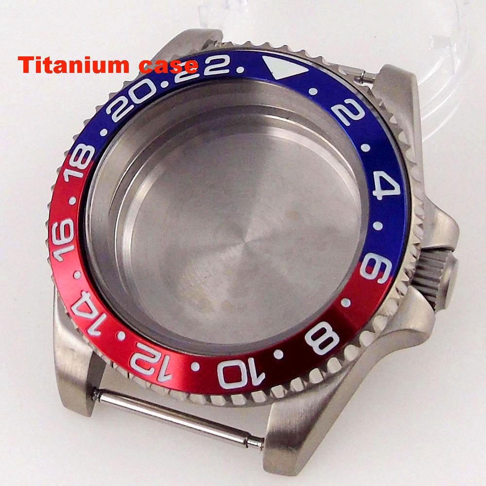 200m Waterproof Resistant Titanium Sub Watch Case 40mm for NH34 NH35 NH36 NH37 NH38 NH39 NH70 NH72 120Click Bezel