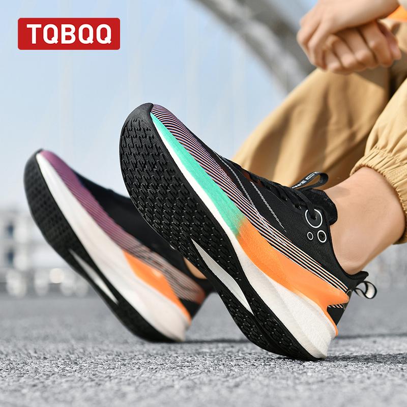 Ультрадышащие сетчатые кроссовки из углеродного волокна для мужчин и женщин с воздушной подушкой, спортивные кроссовки, комфорт, легкий вес