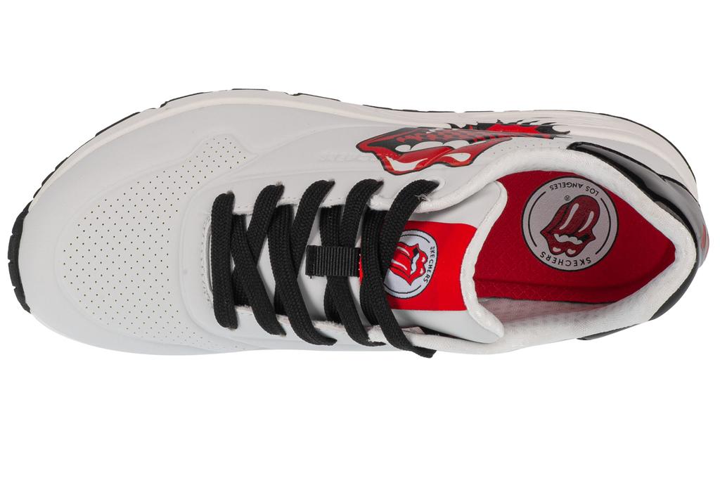Skechers Uno-Rolling Stones Single, Женские белые кроссовки