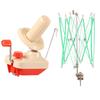 Manual Yarn Winding Machine Household Yarn Ball Winder Versatile Simple Type Shaking Device for Beginner Hand-knitted Enthusiast
