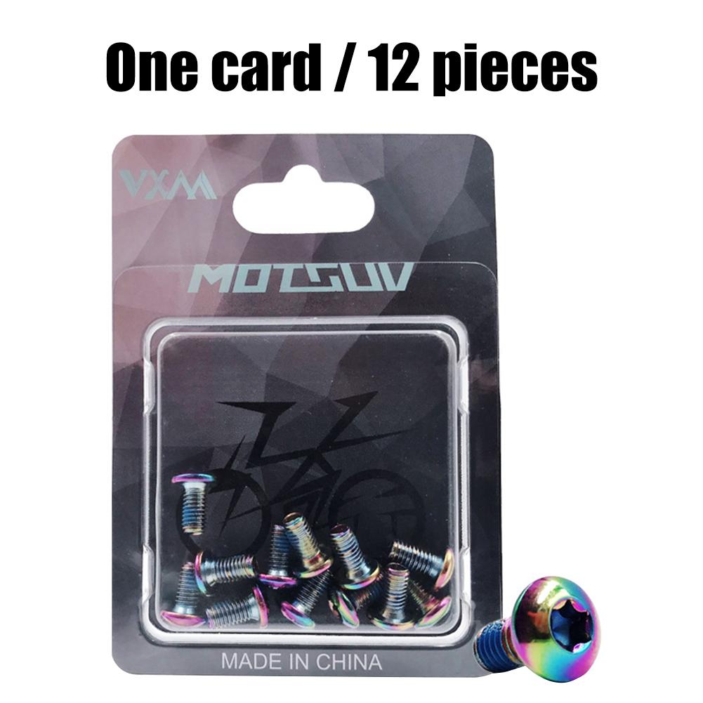 OZ 12 шт. M5x10 мм ротор дискового тормоза горного велосипеда болты Torx T25 крепежный стальной сплав