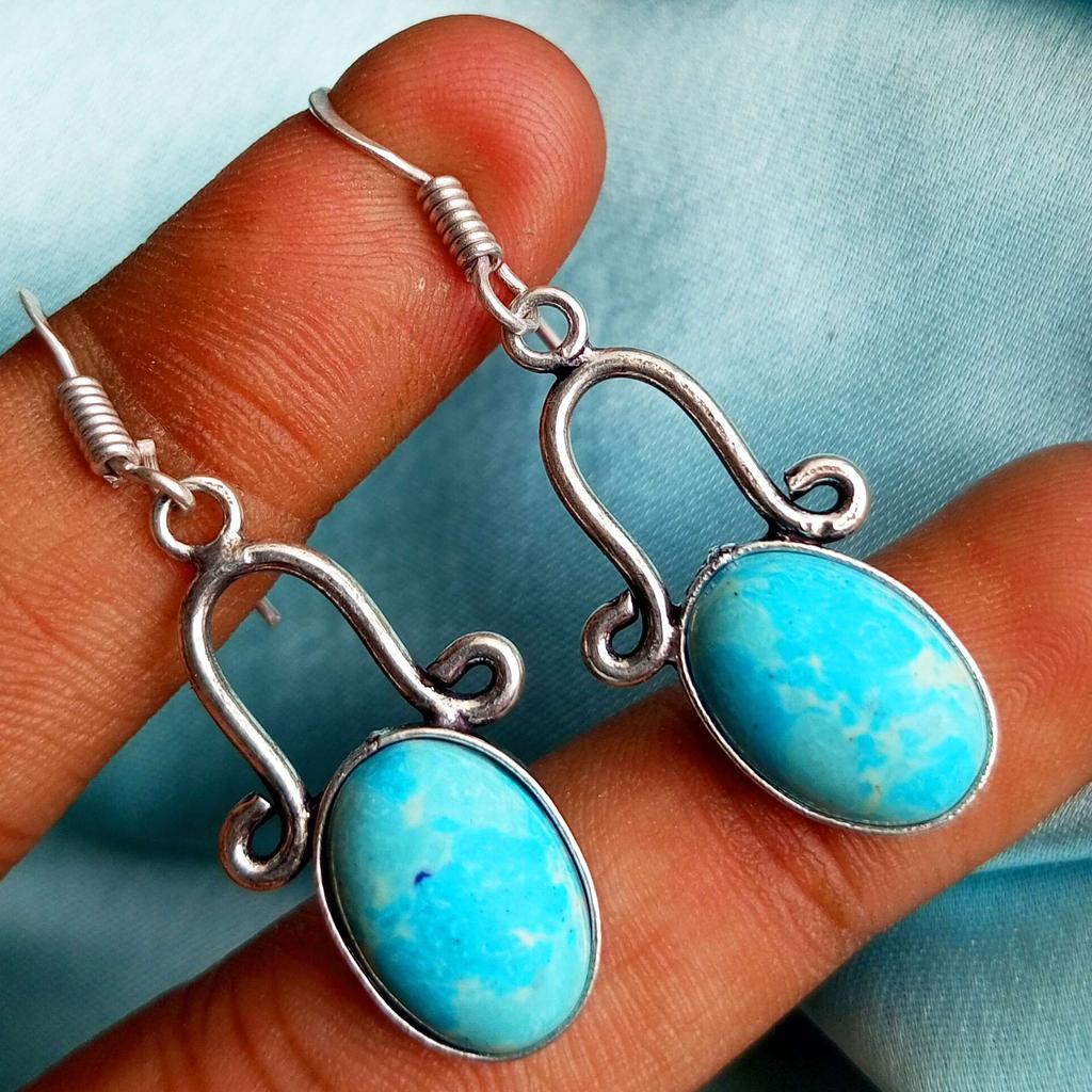 Розовый кварц, драгоценный камень, стерлинговое серебро 925 пробы, позолоченные, серьги-крючки для вечеринок, ювелирные изделия NST-J2H20346