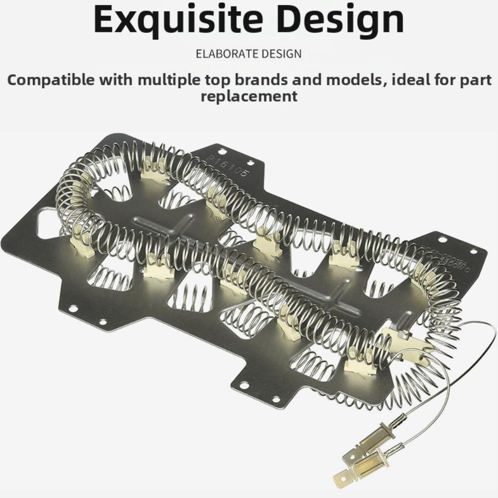 Комплект для замены нагревательного элемента сушилки Samsung DC47 00019A, включая термостат и термопредохранитель для надежного ремонта сушилки