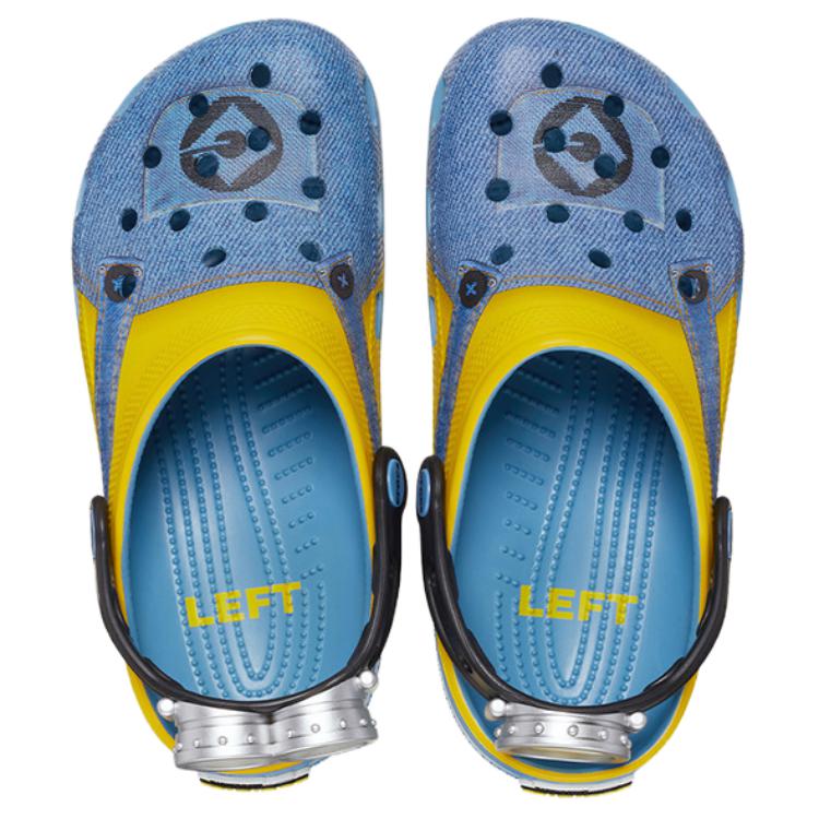 Гадкий Я x Crocs Классические клоги Миньоны Унисекс Кроссовки Синий Черный 209477-001