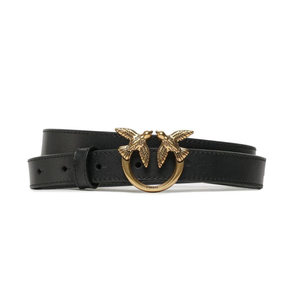 Pinko Czarny Pasek Damski Love Berry H2 Belt Xs