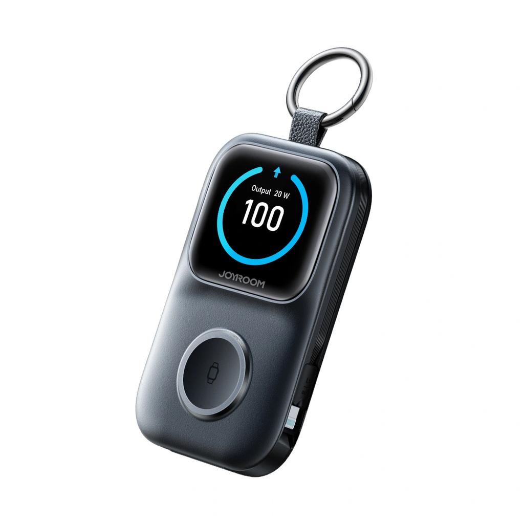 Powerbank Joyroom Jr-W19 5000Mah Z Ładowaniem Bezprzewodowym Zegarka 5 W - Czarny