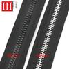 Черный металл Нет. 8 двухсторонних длинных молний для одежды и рюкзаков без. 5 головок двухсторонней молнии из смолы