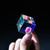 Стеклянный Куб Дихроичный Призма X-Куб Призмы для Фотографического Разделения Луча Фотоаксессуары Микро Пейзаж Подарки Милый Свет
