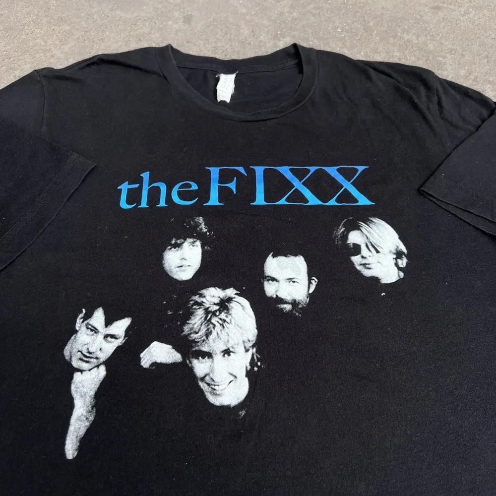 Футболка унисекс для участников рок-группы The Fixx, концертная, размеры S-5XL, CR978, футболка унисекс