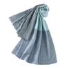 UCHINO Colorblock Marshmallow Gauze Soft To the Touch Like Standard 100 Perfect As a 78 X 200 Green Shawl, Marshmallow, Washable, Lightweight, 100%