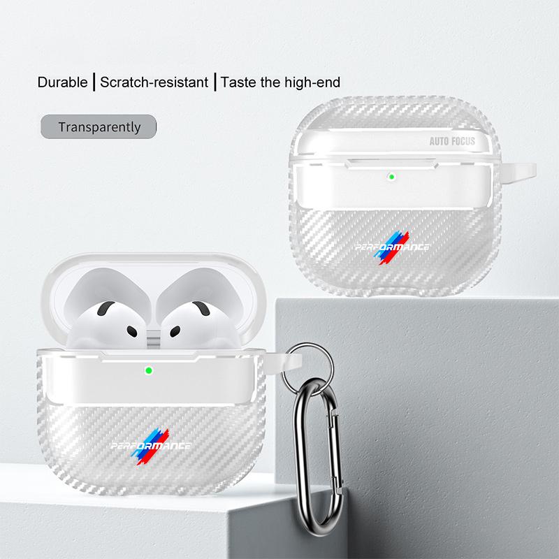 YGIE8 Бизнес-чехлы для наушников из углеродного волокна с брелоком Для Airpods 1/2/3 AirPods pro AirPods pro 2 AirPods 3 pro Для BMW Performance