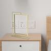 Double Sided Photo Frame Ornament Modern Minimalist Accessories Rotatable Floating Acrylic