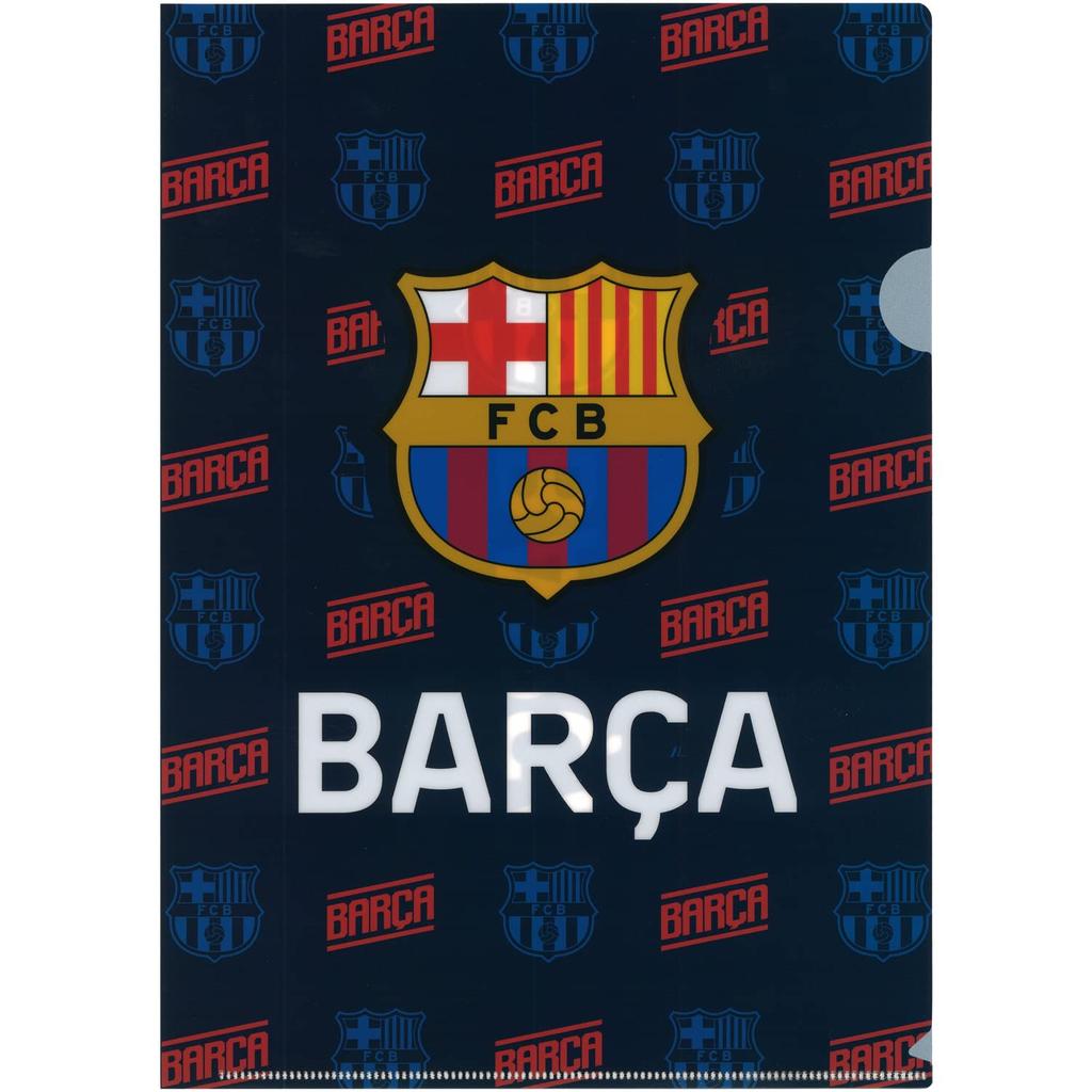 ФКБарселона (ФК Барселона) Набор из 2 прозрачных файлов BCN35069 Navy
