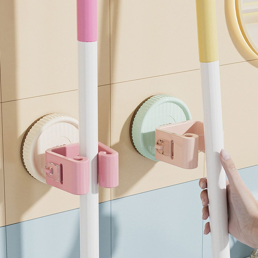 No-drill Mop Clip Wall-mounted Mop Holder New Broom Storage Clip