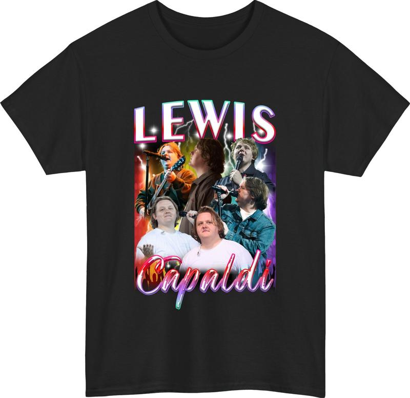 Lewis Capaldi UK Tour 2026 Bootleg Unisex T-Shirt Pop Singer Music Concert Gift Tee Top Graphic Tee