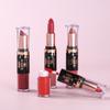 Двухкомпонентная матовая помада для губ с антипригарным покрытием Cup Velvet Mist Lip Glaze 2-в-1 водостойкий стойкий увлажняющий блеск для губ