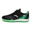 Shock Absorbing Wear Resistant Low Top Soccer Shoes Kids Sneaker Black Green A312322288-1