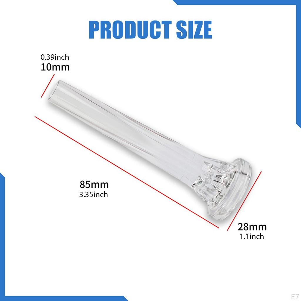 Trumpet Mouthpiece Acrylic Easy Clean Replacement Musical Instruments Accessories for