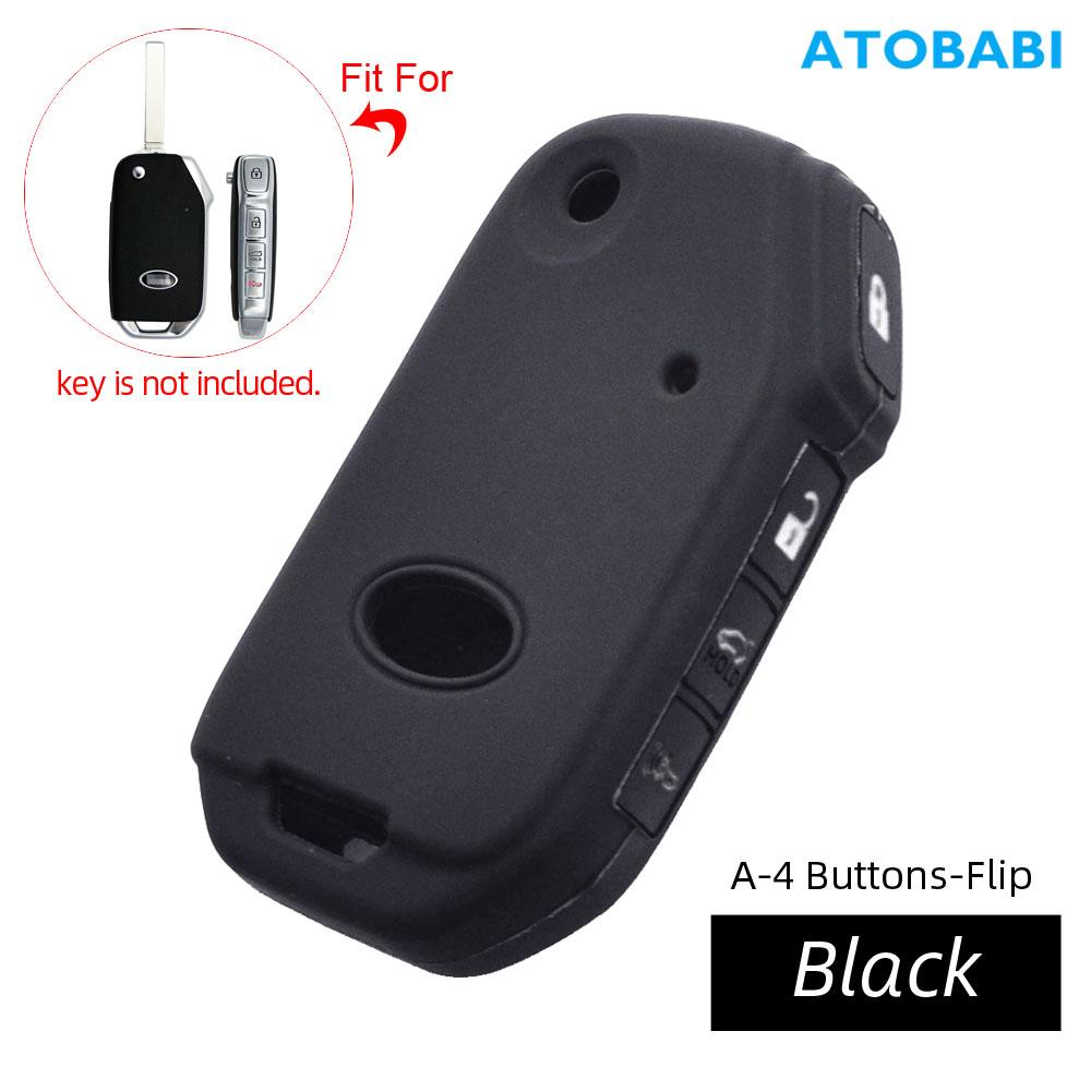 Силиконовый чехол для автомобильного ключа, защитный чехол для пульта дистанционного управления Kia Forte Soul Optima Sportage Ceed Cerato Sorento Seltos Niro