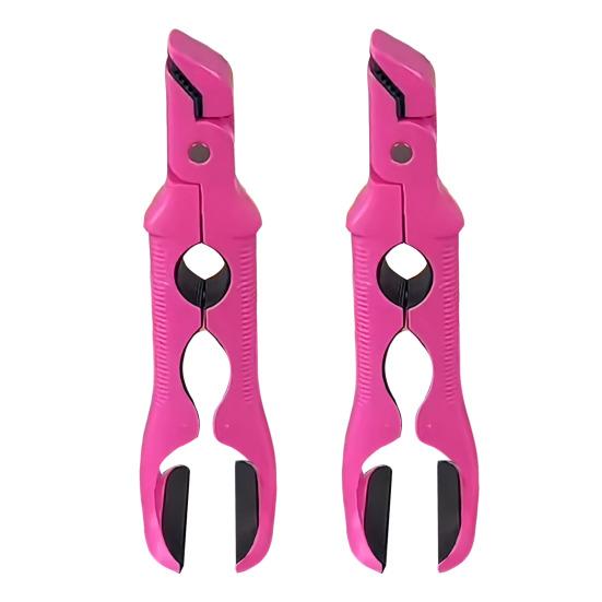 Зажим для миски против ожогов 3-в-1, термостойкие кухонные щипцы со встроенной открывалкой для банок, многоугольные щипцы-захват для горячей тарелки