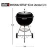 Weber Barbecue Diameter Original For Bonfire Stand Japanese Product 10 Year Thermometer Included 1341308 Black Stove, 57cm, Kettle, Charcoal, Camping,