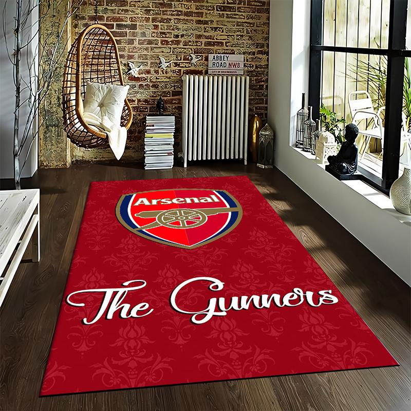 Arsenal The Gunners carpet Designed floor mat, suitable as a non-slip mat for the living room or bedroom sofa