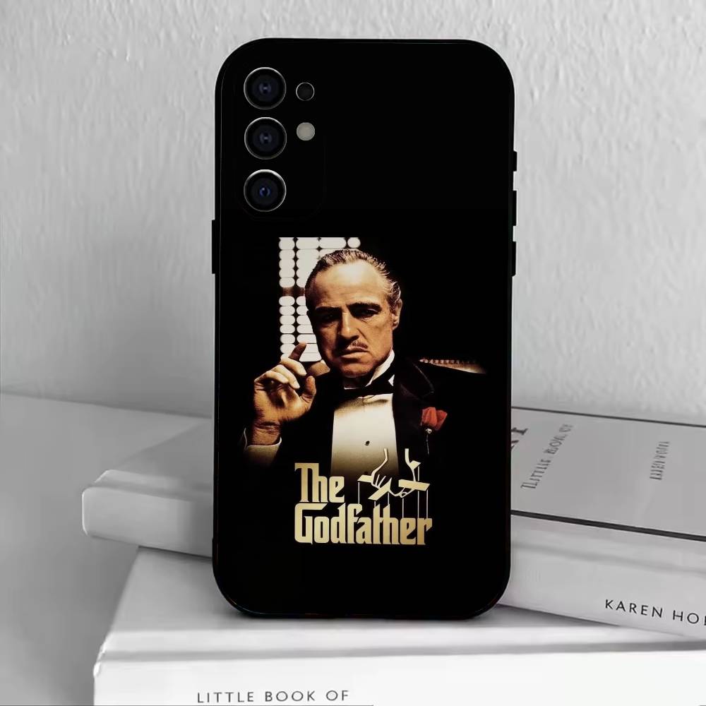 Чехол для телефона D-Don Vito Corleone для Samsung S25, S24, S21, S22, S23, S30, Ultra, S20, Plus, Fe, Мягкий силиконовый черный чехол