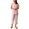 Пижама Miffy Room Wear Верх и низ Комплект с коротким рукавом Длина Брюки Light [SWINGPLUS] 3/4 Женская (М, Розовый)