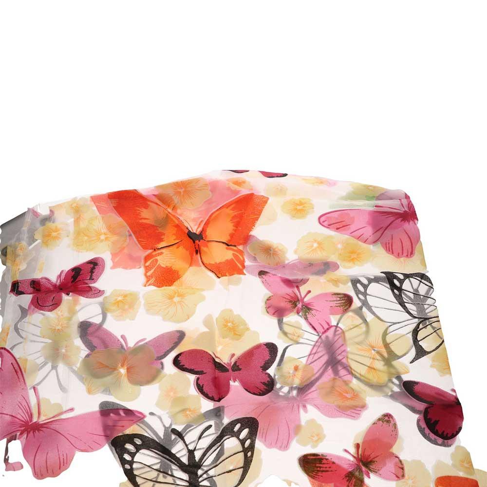 Тюлевая панель для окна 200см Х 100см Защита от насекомых для окна Принт бабочки Тюлевая занавеска из тюля с бабочками