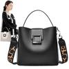 Bag Women's New Trendy Fashion Internet Celebrity Shoulder Portable Messenger Bag Foreign Style Bucket Bag Simple