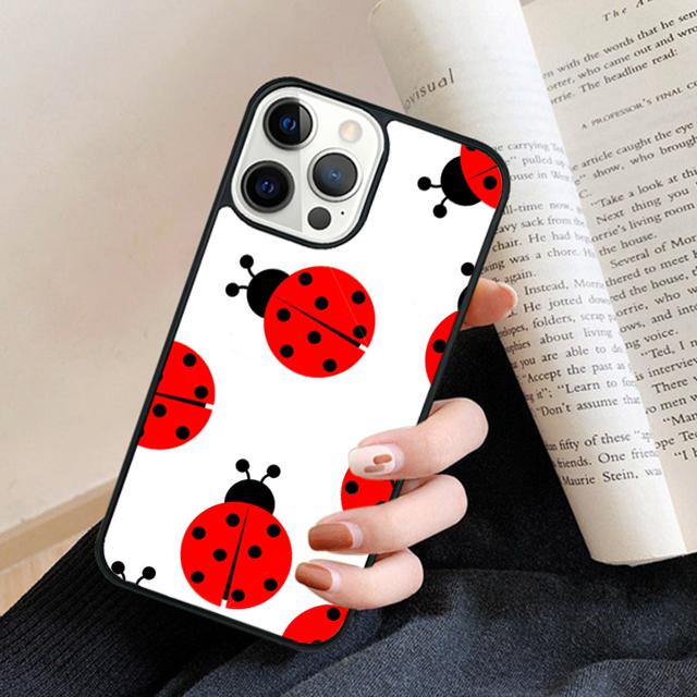 11 ярких божьих коровок Чехол для телефона Задняя крышка для iPhone 17 Air 16 15 14 13 11 12 Pro Max Plus Fundas Coque