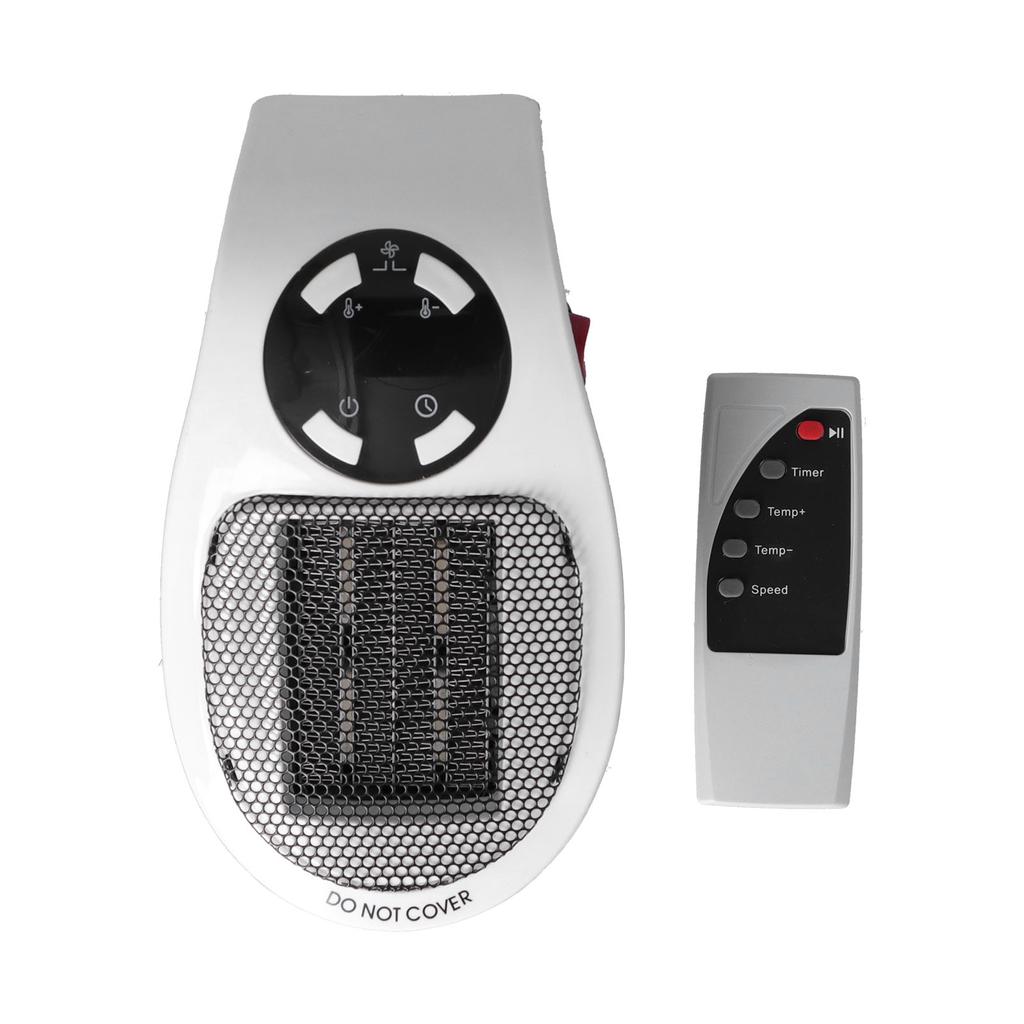 500 Вт Мини-электрический скоростной обогреватель Портативный электрический обогреватель с дистанционным управлением для внутреннего домашнего офиса Обогреватель с дистанционным управлением
