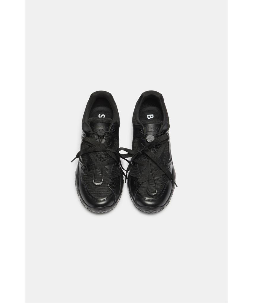Suecomma Bonnie Flower Lace-Up Sneakers (Black)_Dg4Ds26020Blk