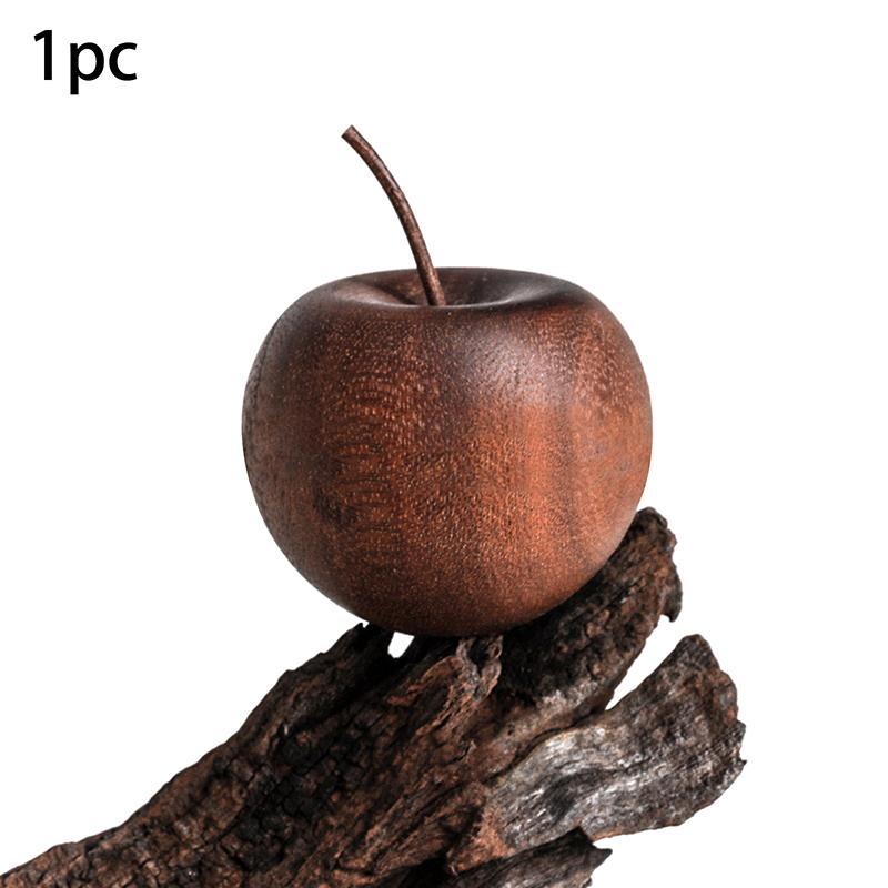 1/3 Set Of Wooden Apple Shaped Essential Oil Diffuser Fragrance Diffuser Suitable For Home Bathroom Car Decoration