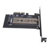 PCIe 4X to M.2 M Key Card 128Gbps Speed PCI E X4 5.0 GEN5 to M.2 NVMe Adapter Card for 2280 2260 2242 2230 SSD