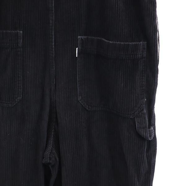 Levi's Вельветовый комбинезон S черного цвета с серебристой биркой Мужской Б/У