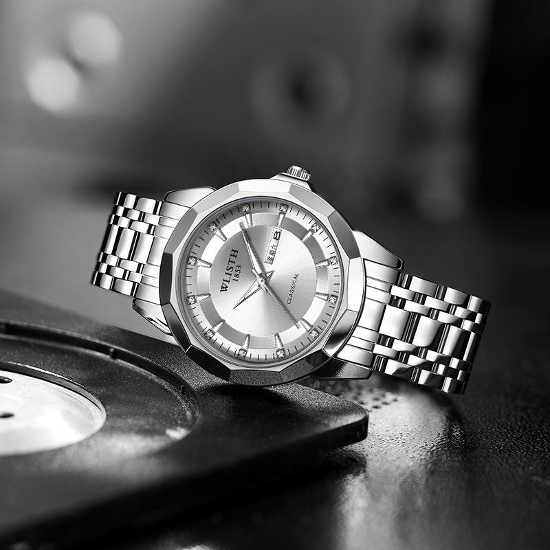 Top Brand Men's Watch Waterproof Luminous Double Calendar Business Quartz Wrist Watch