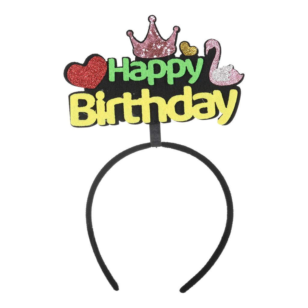 Повязка на голову на день рождения Корона Счастливые и стильные праздничные принадлежности Повязка на голову на день рождения Корона на день рождения