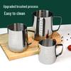 Thickened Latte Art Pitcher with Scale - Milk Frothing Jug for Coffee & Wax Melting
