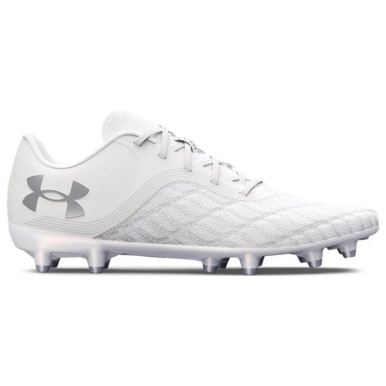 Under Armour Кроссовки Magnetico Pro 3 FG White Metallic Silver Unisex 3027038-100