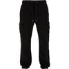 Pantalon Cargo - Urban Classics - Noir - 100% Coton - Ceinture Élastique - Poches Cargo