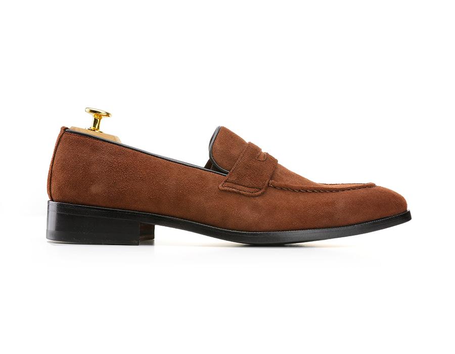 Lavantano [Slim Line] Penny Loafers - Brown