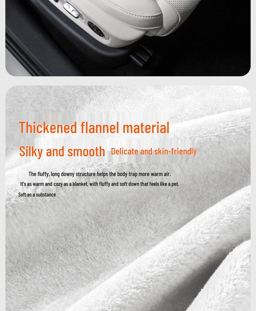 Зимняя теплая фланелевая подушка на сиденье для Geely Galaxy E5/L6/L7/E8 Starship 7