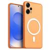 Магнитный железный кольцевой чехол для телефона для Xiaomi POCO F5 Матовый мягкий ТПУ Ударопрочный чехол