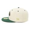 New Era 59FIFTY Cap MLB Atlanta Braves ATL Green White Side Patch ONSPOTZ Exclusive and Gokyu Fifty 5950 Side Patch Straight Flat Visor Fashion Trends