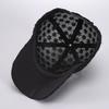 Butterfly Flower Baseball Cap Rhinestone Mesh Peaked Hat Breathable Visors Cap  Women