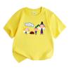 Kids Unisex 100% Cotton Crew Neck Short Sleeve T-Shirt, Cute Cartoon Fairy Dwarf Ladybug Printed Casual Soft Tee for Boys and Girls Daily Wear