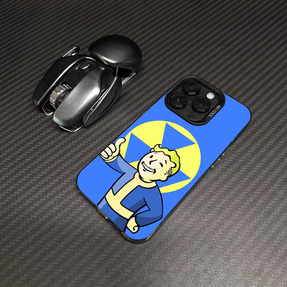 F-Fallout S-Series 4 Cool Game Phone Cover For IPhone 16 15 14 13 12 11 17 Pro Max Plus Color Silver Shell