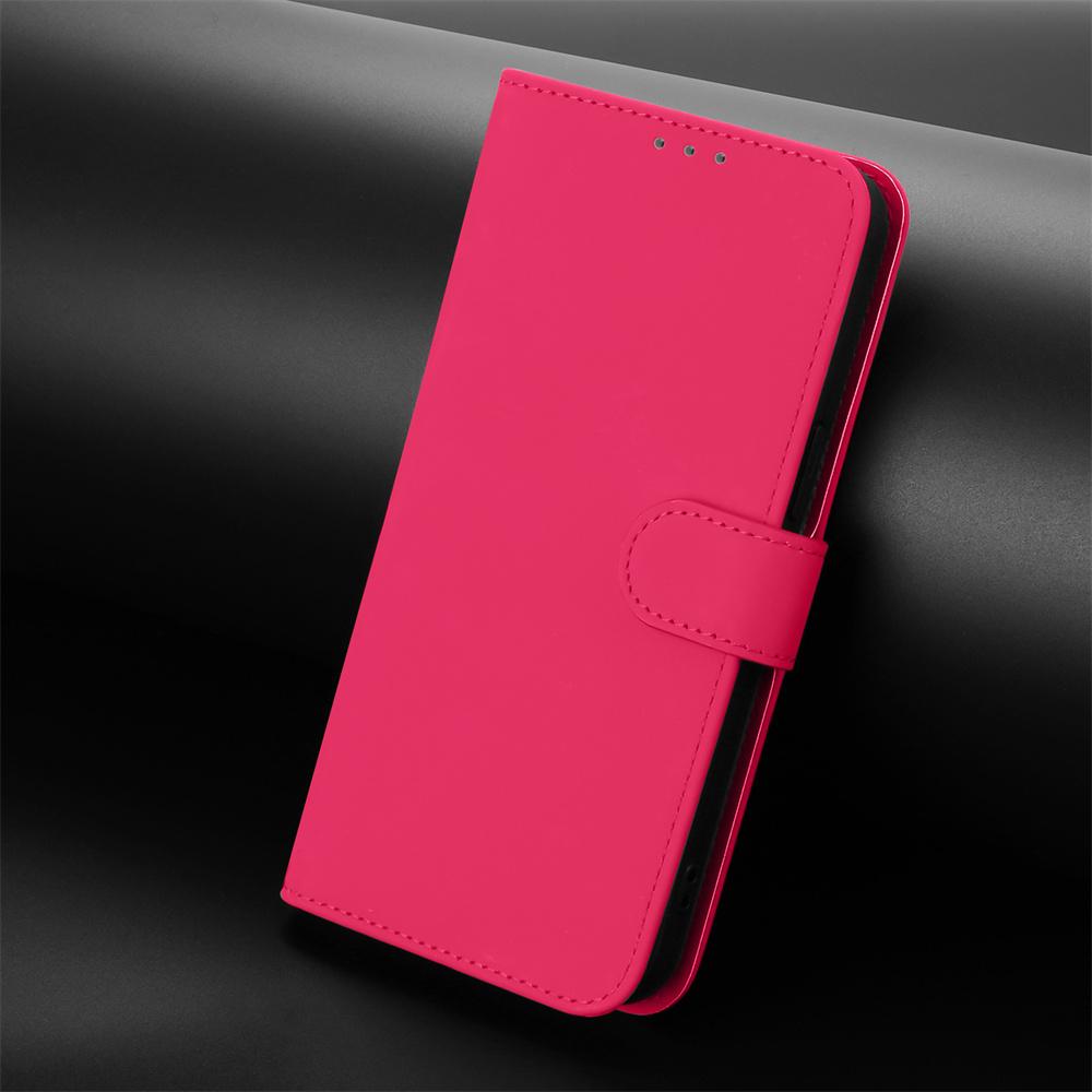 Luxury Solid Color PU Leather Magnetic Flip Wallet Case with Card Holder for TCL 50 Pro Nxtpaper 50 40 SE 30XE 30 Plus 30 XL 20